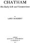 [Gutenberg 38452] • Lord Chatham, His Early Life and Connections